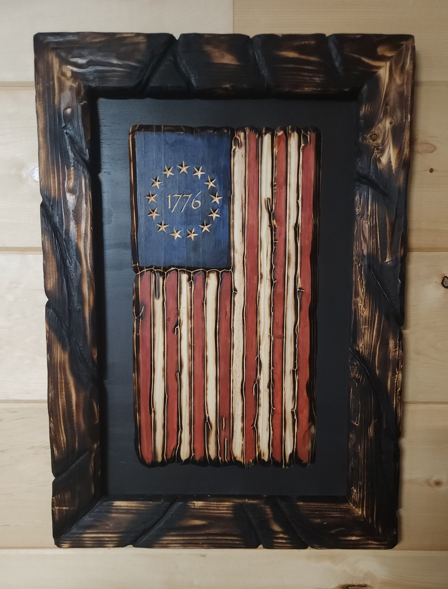 Rustic American 1776 Flag