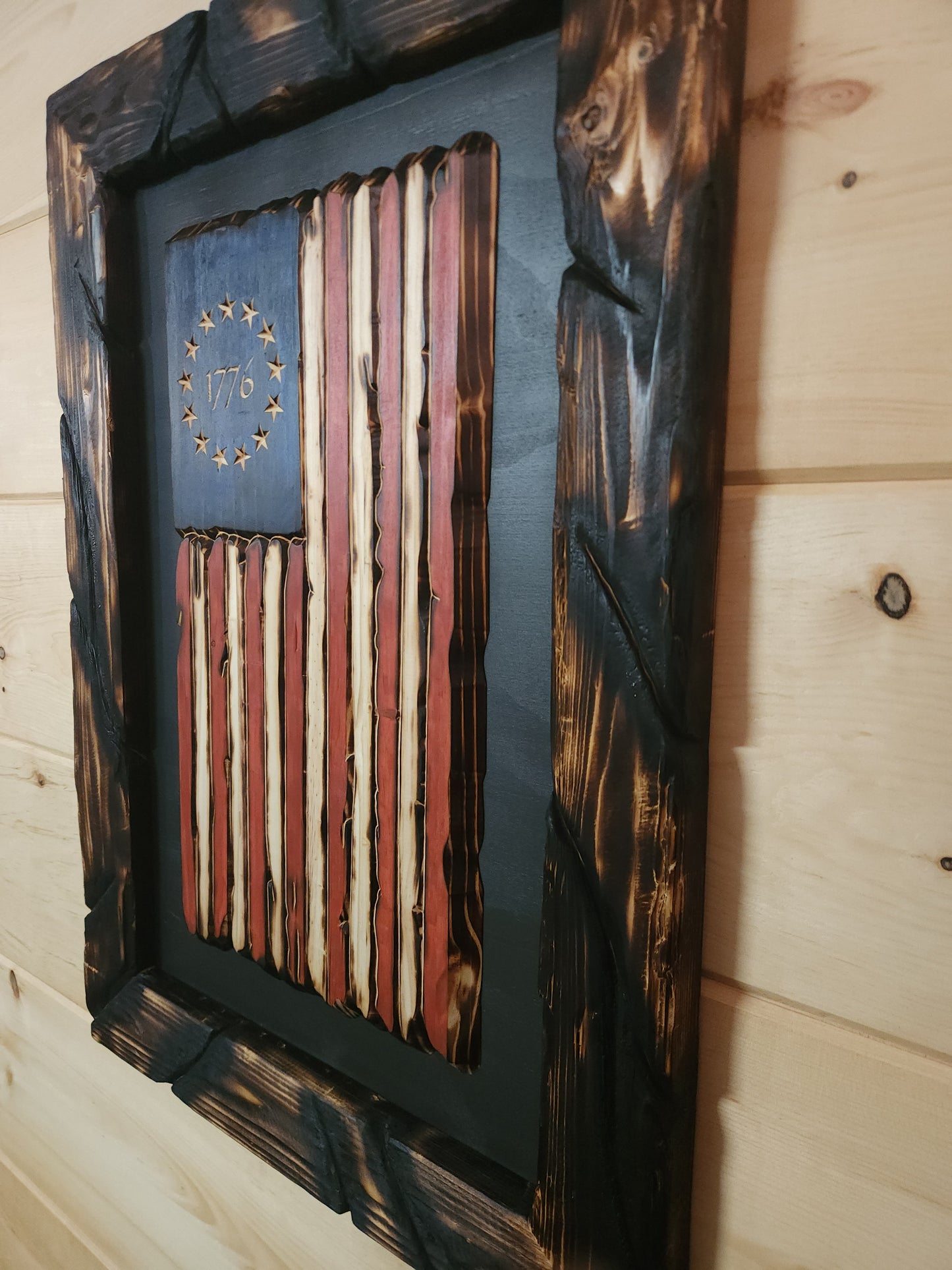 Rustic American 1776 Flag