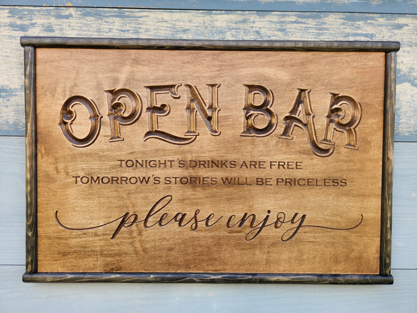 Open Bar Sign