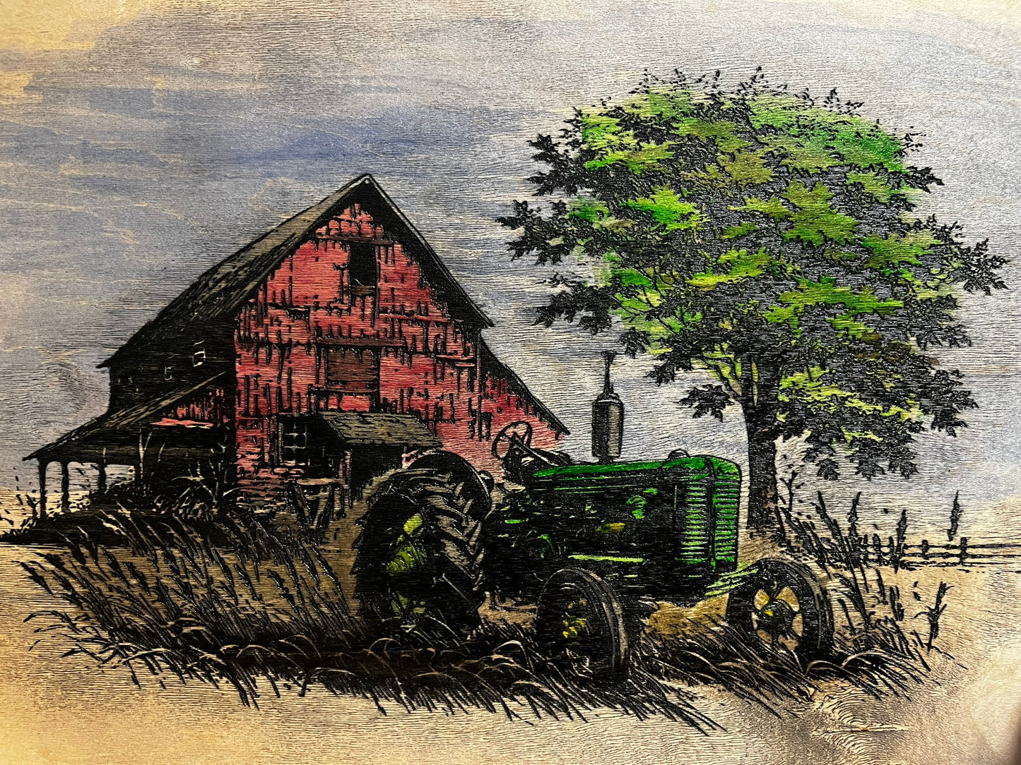 Hand Painted Small Shelf with Hooks or Wine Glass Rack