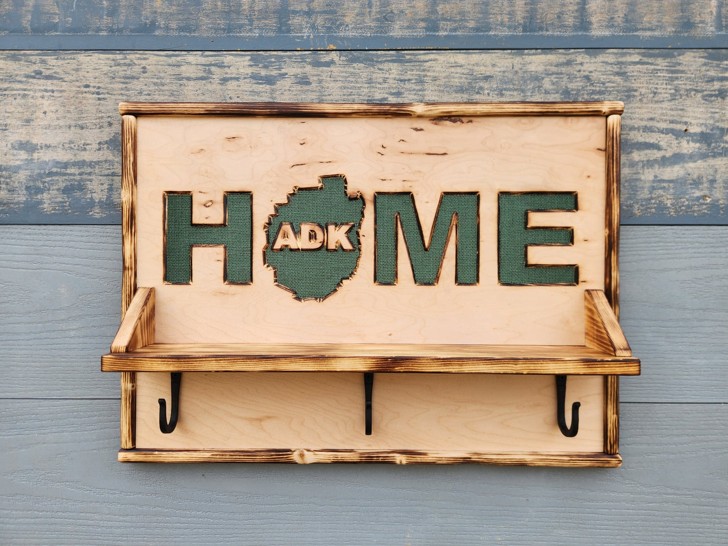 Large Shelf with Hooks