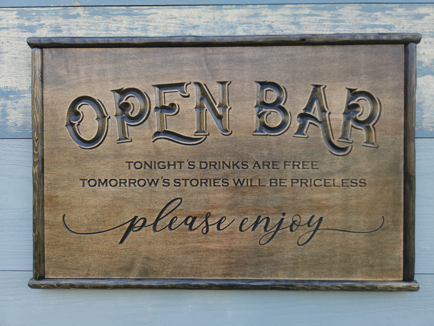 Open Bar Sign